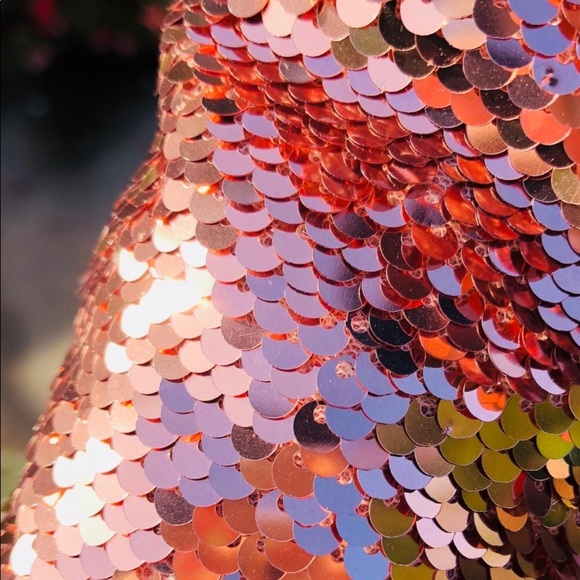 BEBE SEQUIN BOMBER - Picture 3 of 4